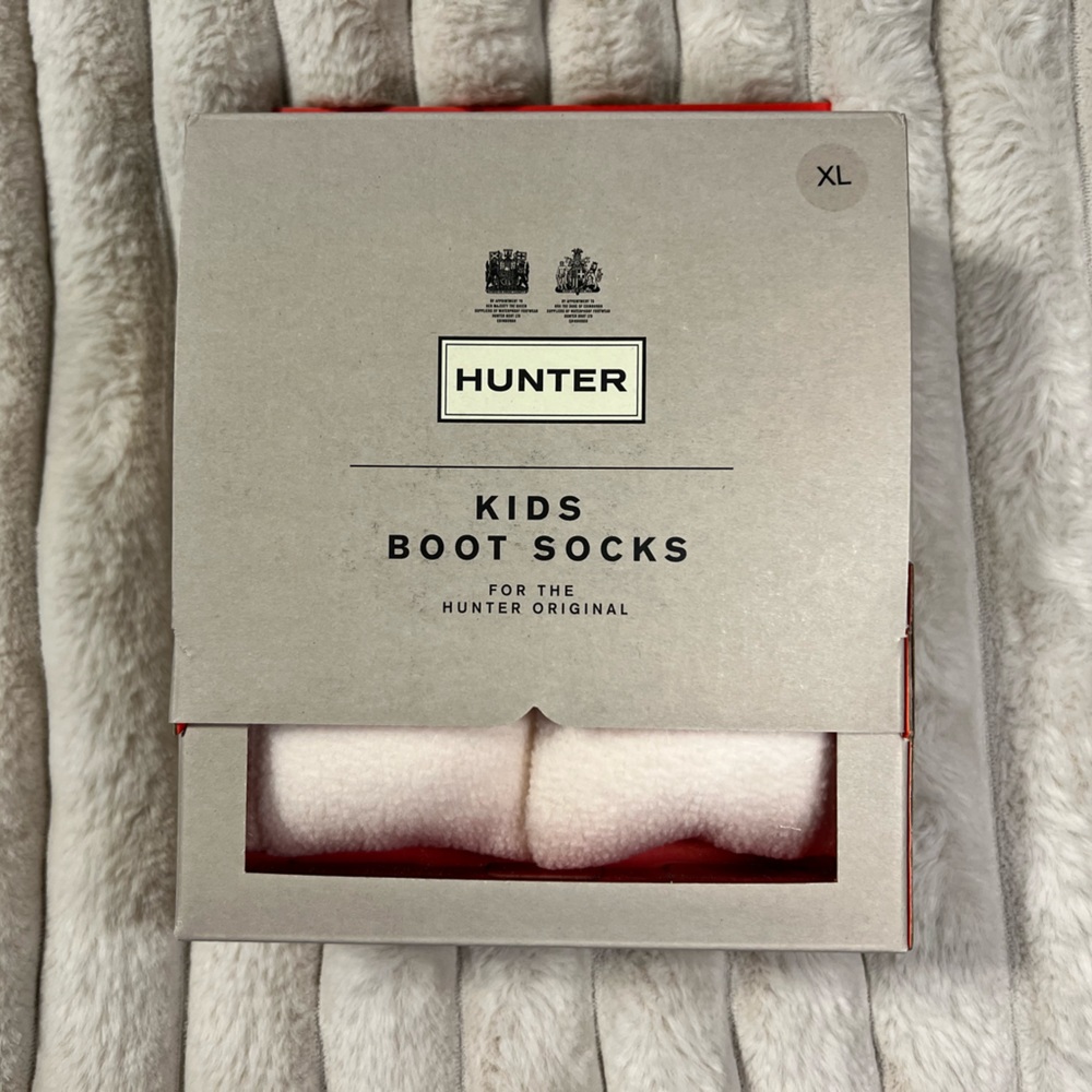 Hunter Boot Socks Cream - Kid’s XL